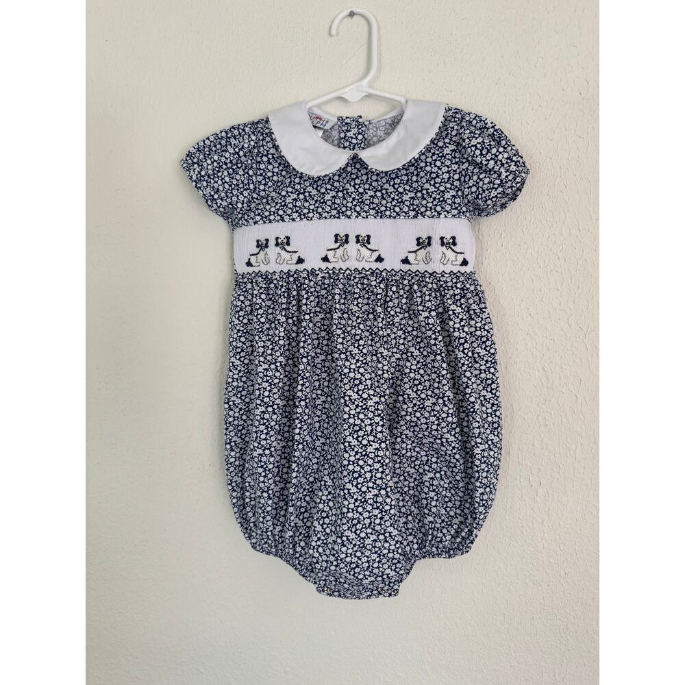 Ruth and Ralph Smocked Bubble